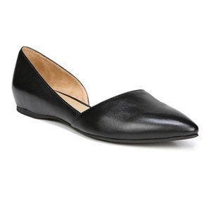Naturalizer SAMANTHA D'ORSAY FLAT, Black Leather